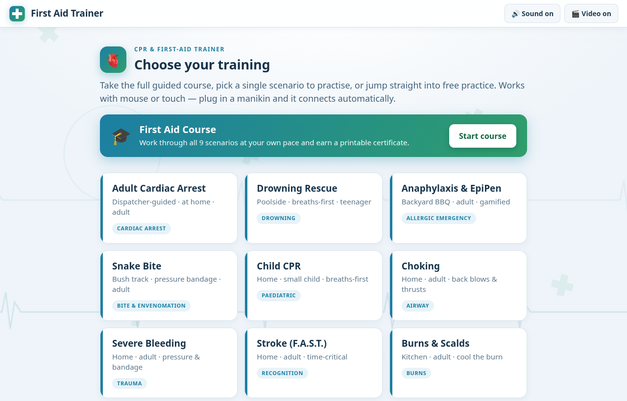 First Aid Trainer