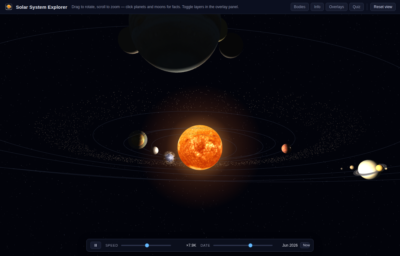 Solar System Explorer